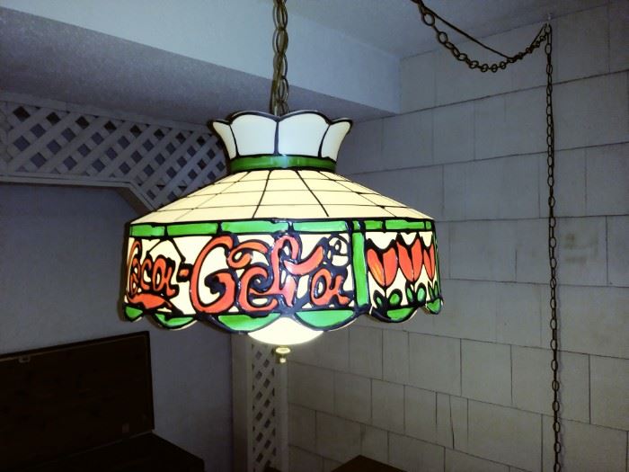 Coca Cola hanging light