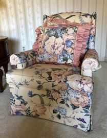  Pair, Ethan Allen upholstered armchair 