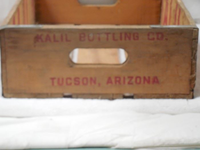 Vintage WOOD Crate KALIL BOTTLING CO - TUCSON, AZ