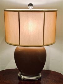 Crackle Glazed Ceramic Table Lamp