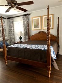 Ethan Allen West Indies-Inspired Plantation 4-Poster Bed