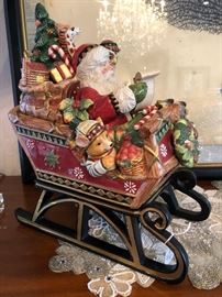 Fitz & Floyd Christmas Lodge Cookie Jar