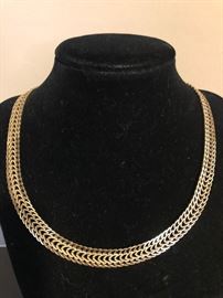 Ladies Italian 14K Gold Necklace