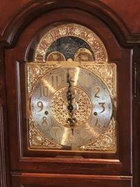 2007 Howard Miller Grandfather Clock with Triple Chime Kieninger Movement