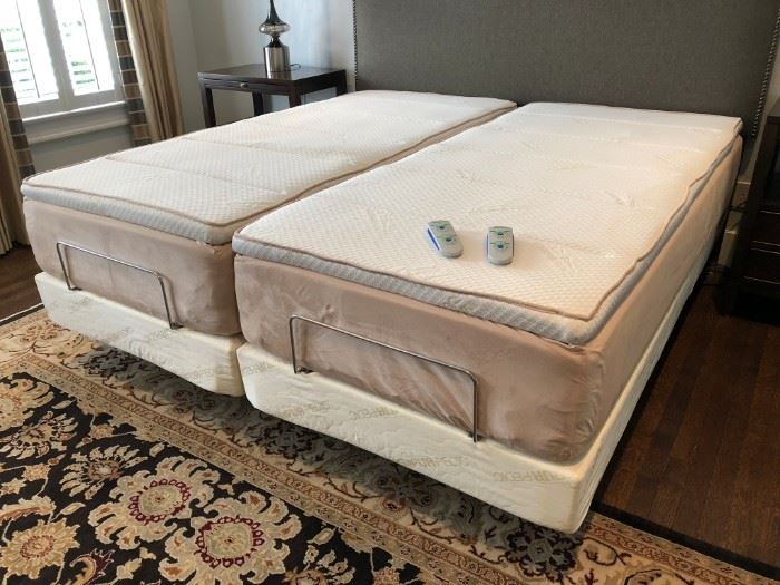 Pair of TempurPedic Twin Begs with Power Bases, purchased in 2012, used in guest room and in like-new condition. 