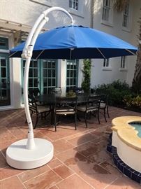 Sun Garden Cantilever Patio Umbrella with 13' Canopy