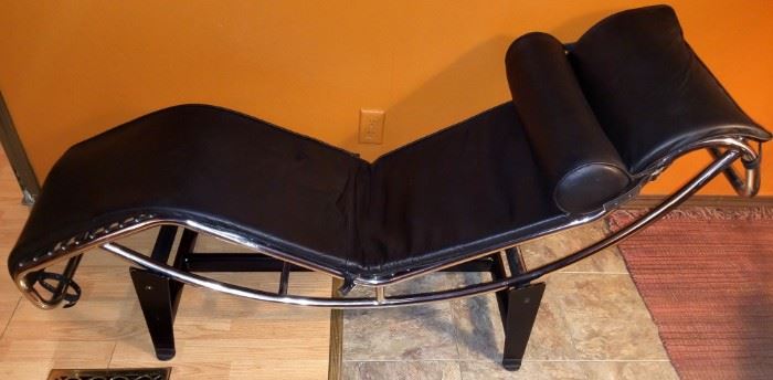 Abstract Padded Faux Leather Recliner Chair - $65