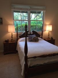 Penn Colony by Broyhill queen size bed, mattress, box spring and bed. $250