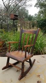 Antique 1850's child rocking chair from New England @ $115.