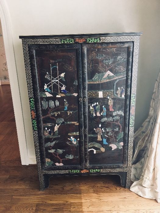 Chinese bar cabinet