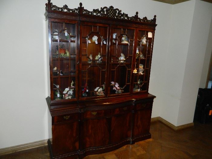 CHARAK mahogany display cabinet