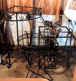 METAL TABLES AND STANDS