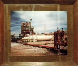 FRAMED PHOTO OF POWER PLANT