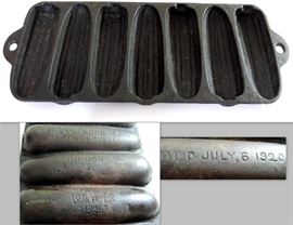 WAGNER WARE KORN KERNEL JUNIOR CAST IRON PAN