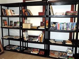 BOOKS, COOKBOOKS & VHS TAPES