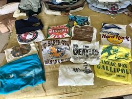 The fella didn’t leave a lot of clothes but we liked these fun T Shirts