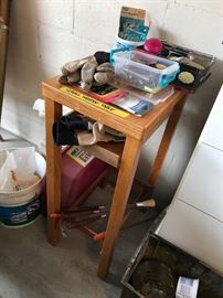 The owner made this little table too