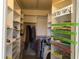 Selective items from the man...