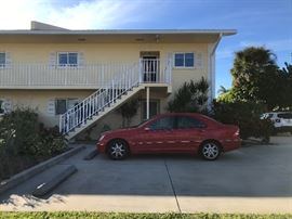 The condo is 2nd story to the far right..