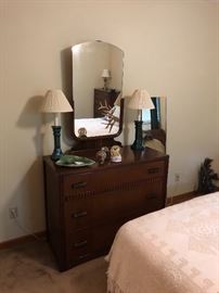 Montgomery Ward Co. 1950’s Bedroom chest of drawers and mirror