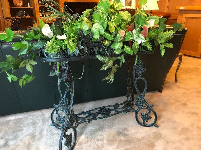 Cast iron planter stand.  There are two of these.