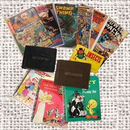 Vintage Children’s golden books 
Vintage Comic books 
Vintage to Antique Autograph books 