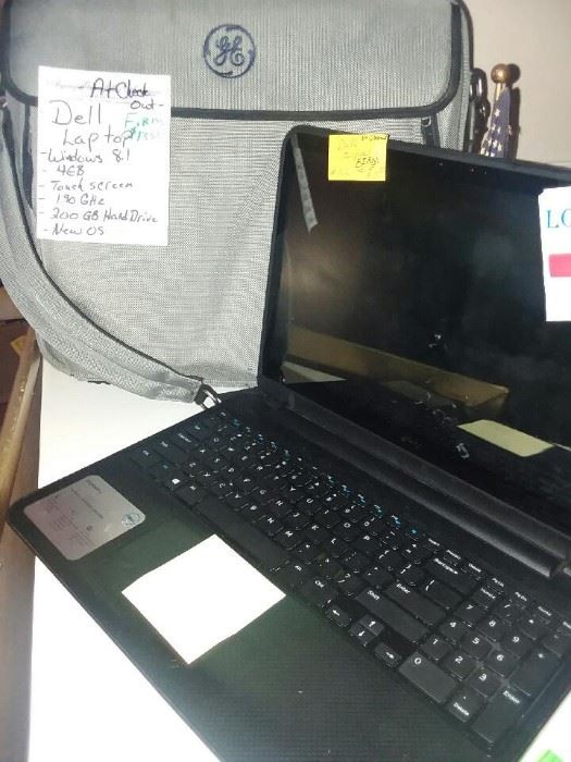 Dell Inspiration Laptop Computer, picture shows details, firm at $135.00