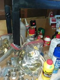 Knobs, oils, sprays, paints, etc