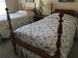 Twin Antique Headboard - Footboard