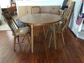 dining table and chairs