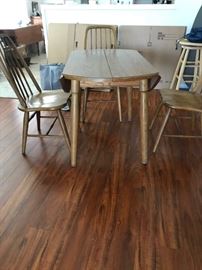 dining table with wings folded down