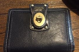 coach wallet blk