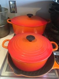 Le Creuset - interior is excellent condition 