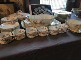 Haviland Limoge large dinnerware set...details coming.