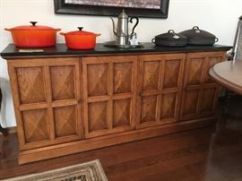 Henredon slate top buffet