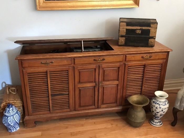 Another view of the stereo cabinet  125.00