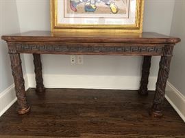 Foyer/side wood table