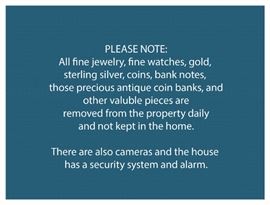  ET 4780a All Fine Jewelry etc are removed daily