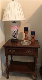 End Table with Lamp