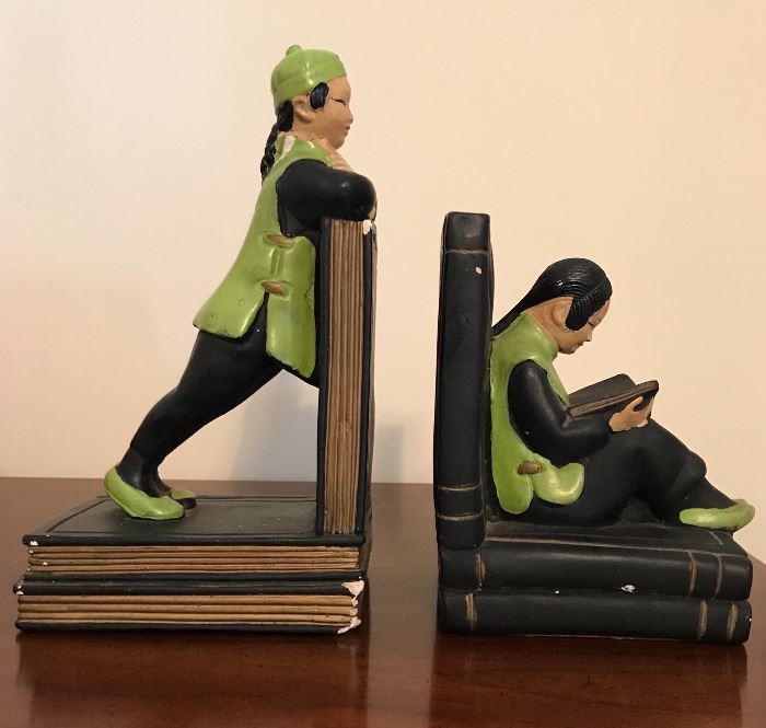 Oriental Themed Bookends