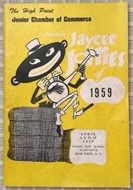 1959 High Point Jaycee Jollies Program