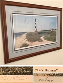 David Doss "Cape Hatteras" Signed and Numbered Print