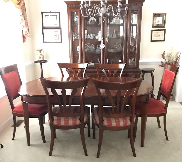 Dining Room Table and Six Chairs