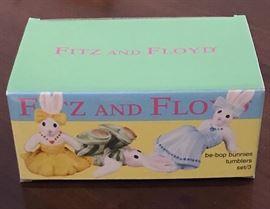 Fitz and Floyd Bunny Tumblers