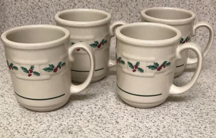 Longaberger Pottery Mugs