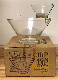Mid-century Chip and Dip Set