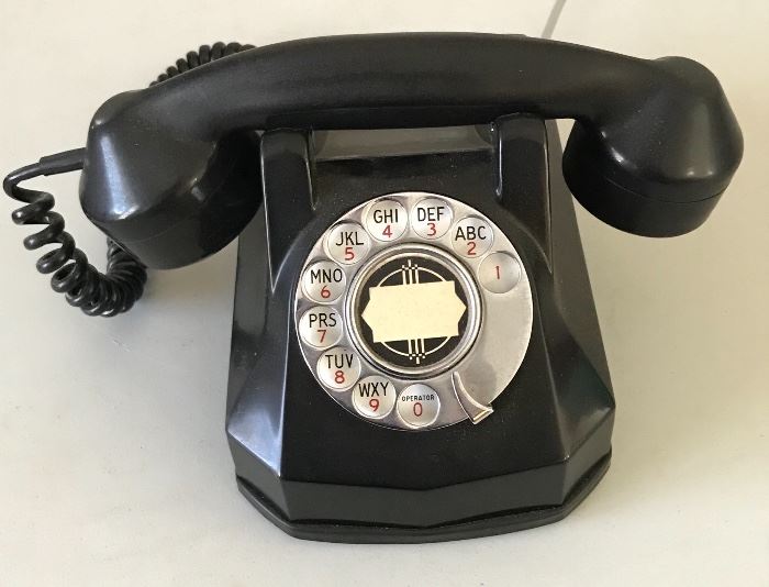 Old Art Deco Telephone
