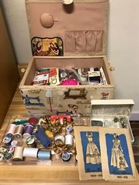 Sewing Box with Accessories