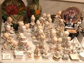 Numerous Precious Moments Figurines