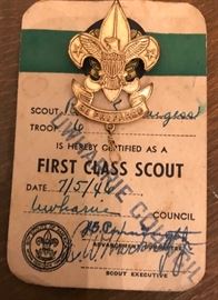 Uwharrie Council Scout Pin